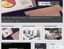 Tablet Screenshot of cwengergroup.com